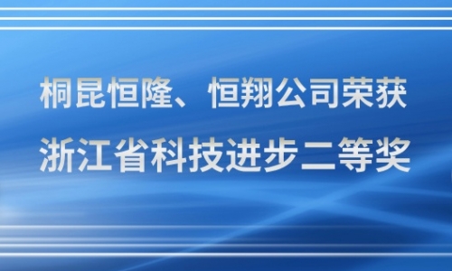 桐昆牌油劑，浙江省科技進(jìn)步二等獎！